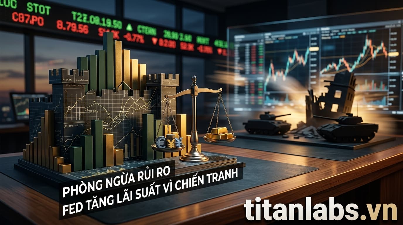 Thị trường phòng ngừa rủi ro FED tăng lãi suất vì chiến tranh
