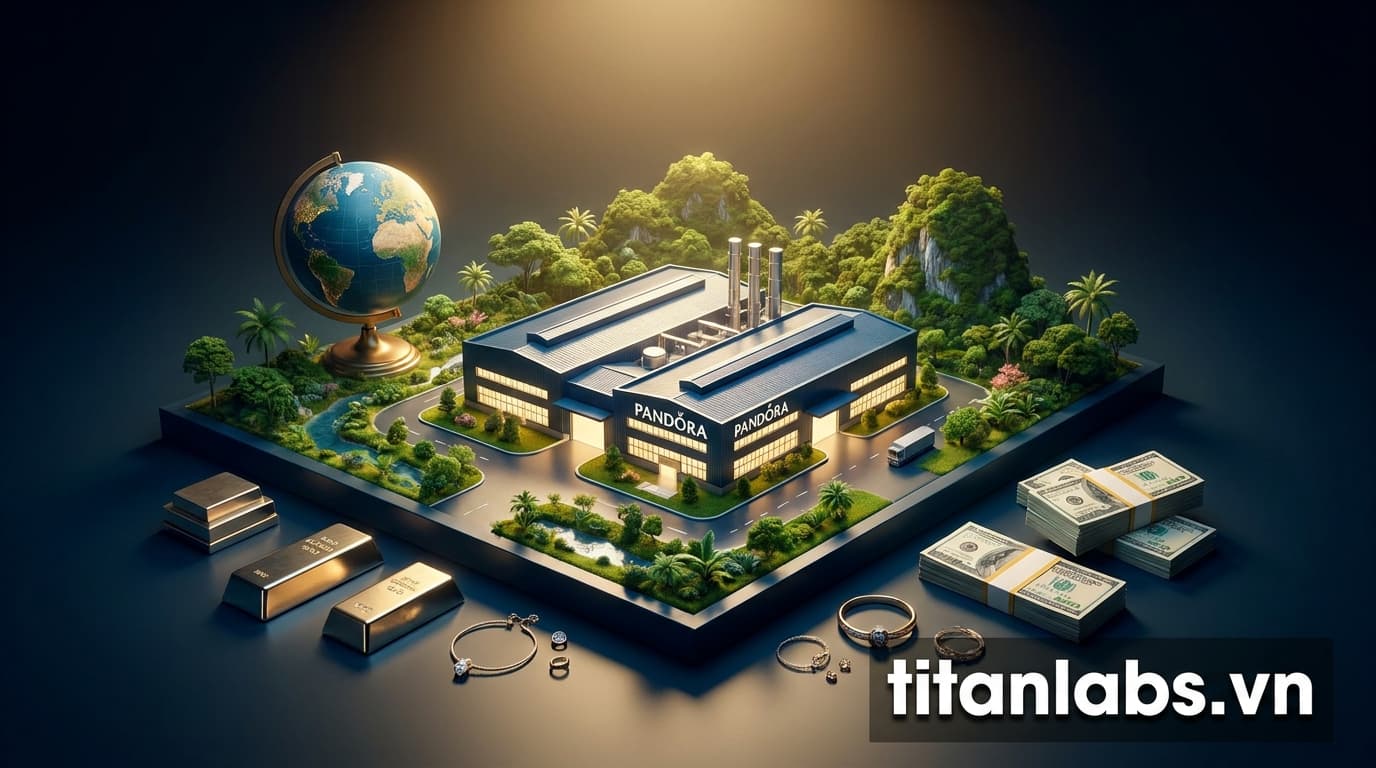 Pandora vận hành nhà máy 150 triệu USD tại Việt Nam