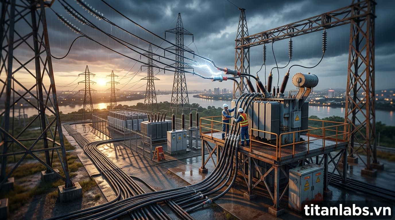 Đóng điện 3 công trình 110kV miền Tây, ngăn thiếu điện