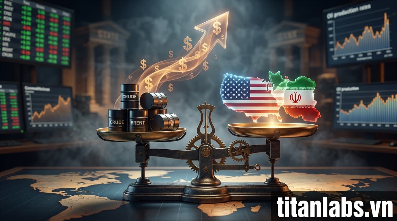 Giá dầu tăng vì lo ngại nguồn cung từ đàm phán Mỹ-Iran