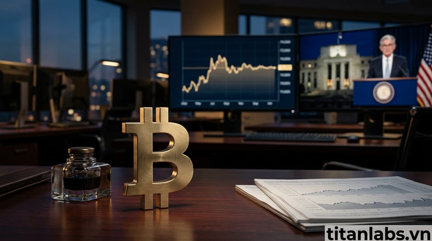 Bitcoin ổn định quanh $74k trước quyết định của Fed