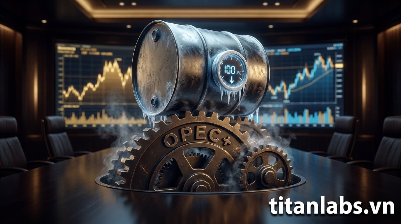 Giá dầu chạm 100 USD rồi hạ nhiệt: OPEC+ gặp khó