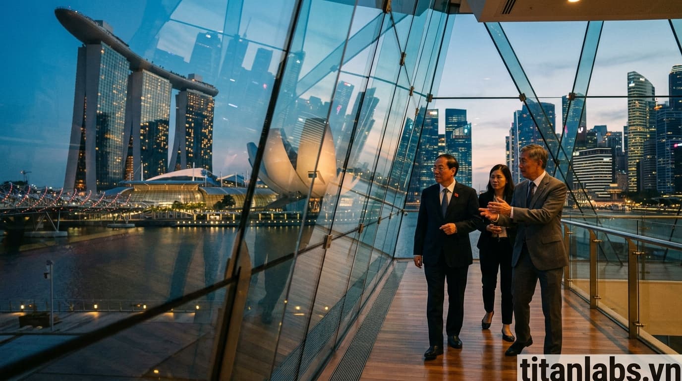 Thường trực Ban Bí thư Trần Cẩm Tú thăm Singapore