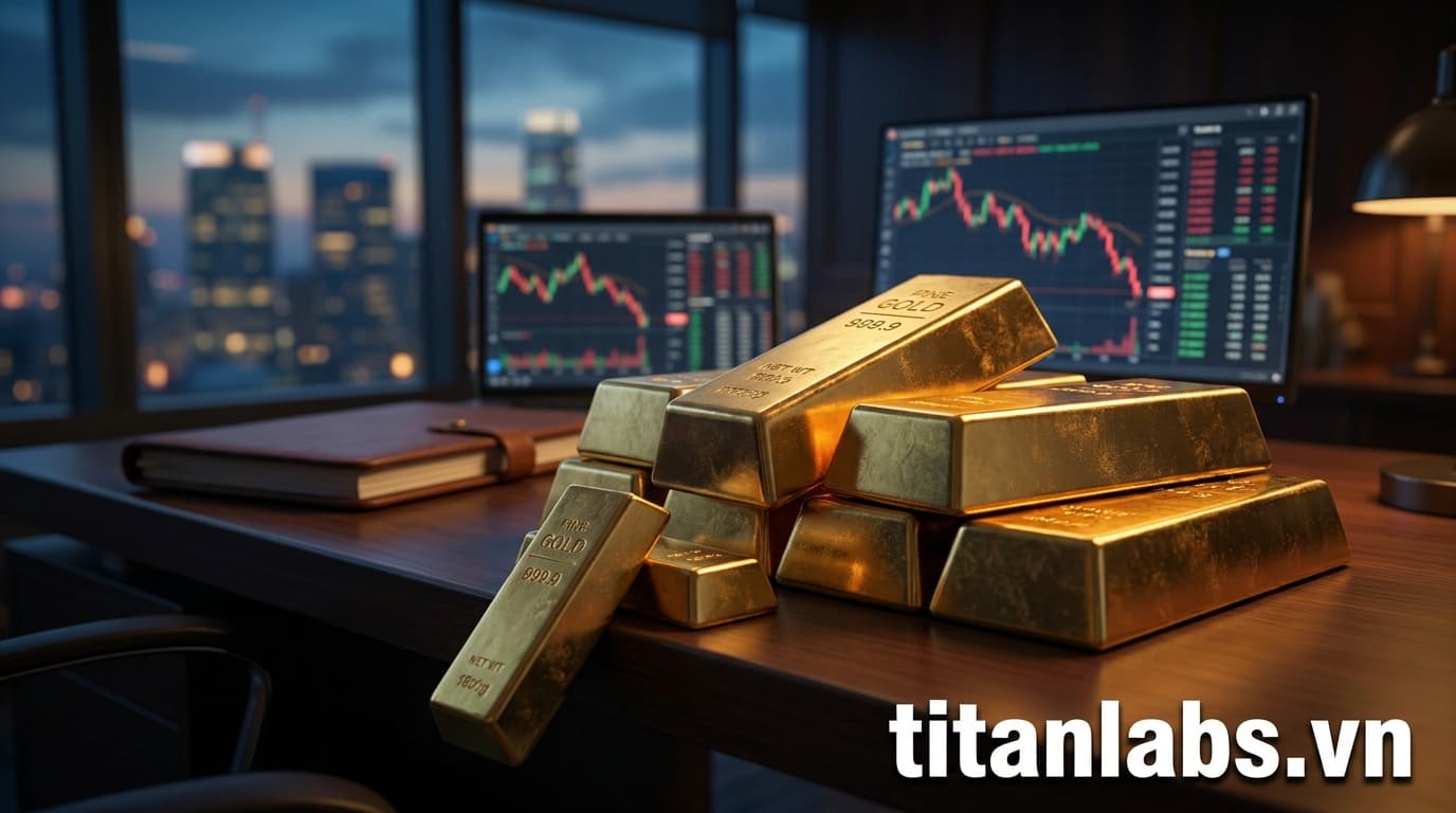 Giá vàng miếng giảm 1 triệu đồng theo đà thế giới