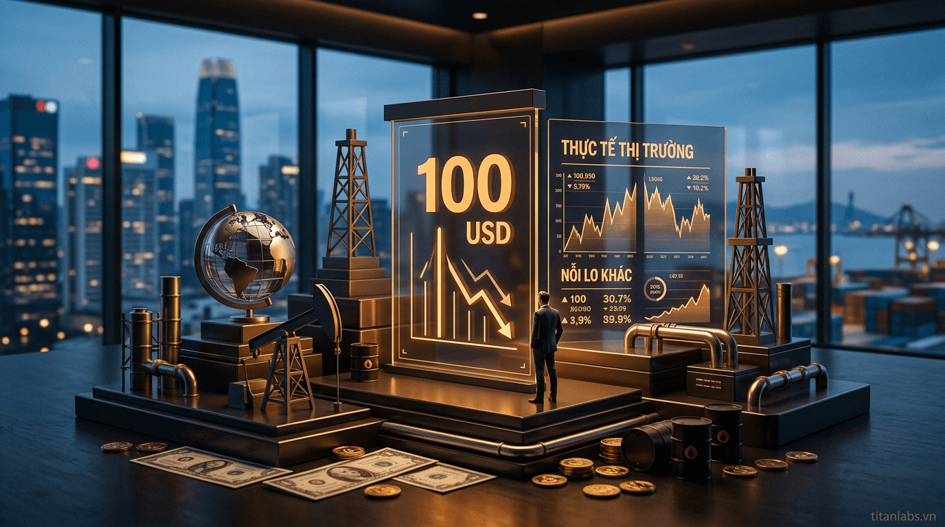 Dầu 100 USD: Thực tế thị trường và nhiều nỗi lo khác