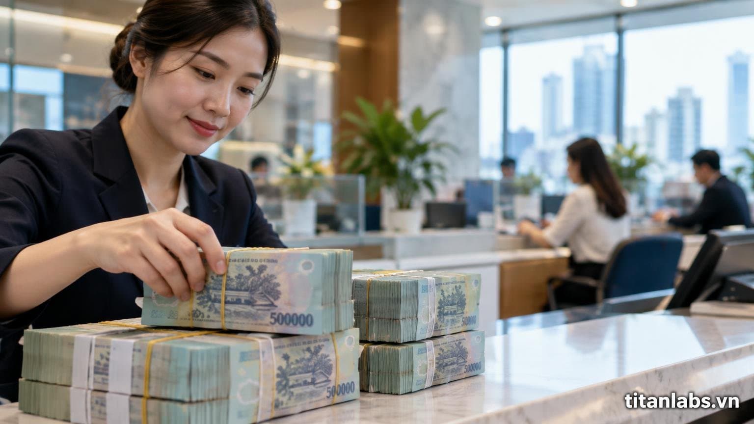 Tiền gửi dân cư lập kỷ lục hơn 11,4 triệu tỷ đồng