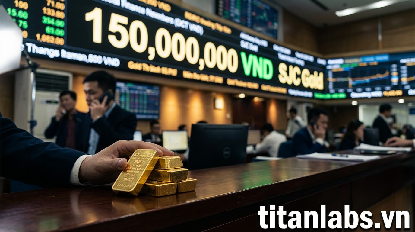 Giá vàng miếng SJC vượt 150 triệu đồng/lượng