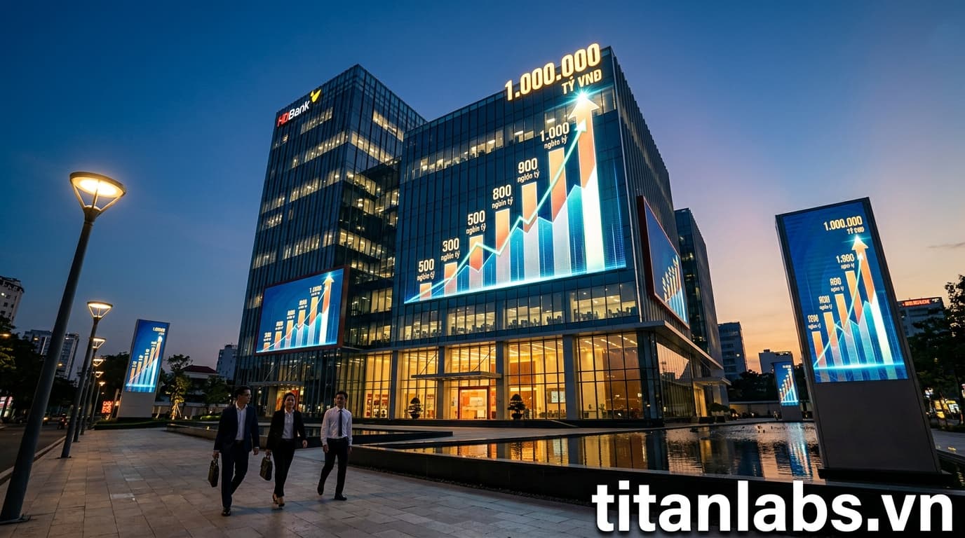 HDBank vượt mốc 1 triệu tỷ đồng tài sản
