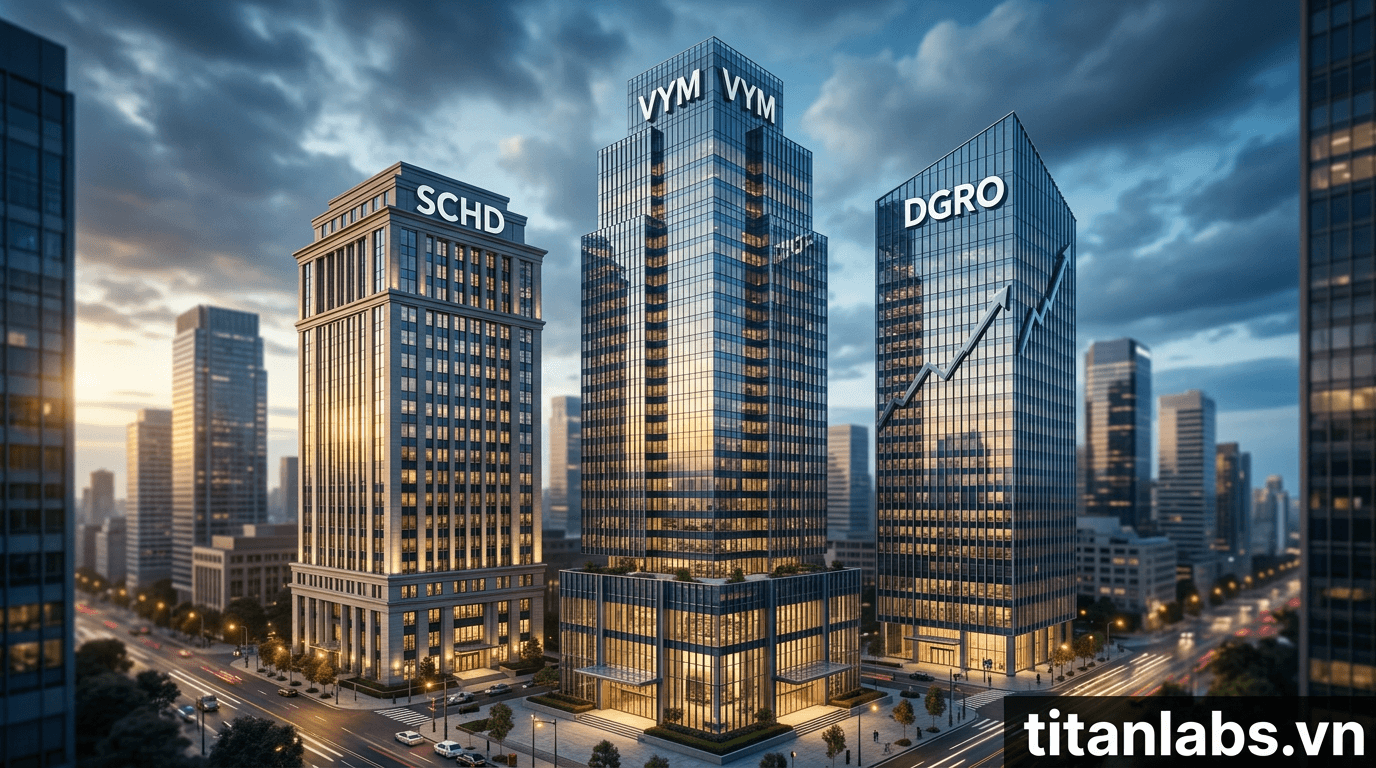 SCHD, VYM, DGRO: Ai sẽ thắng năm 2026?