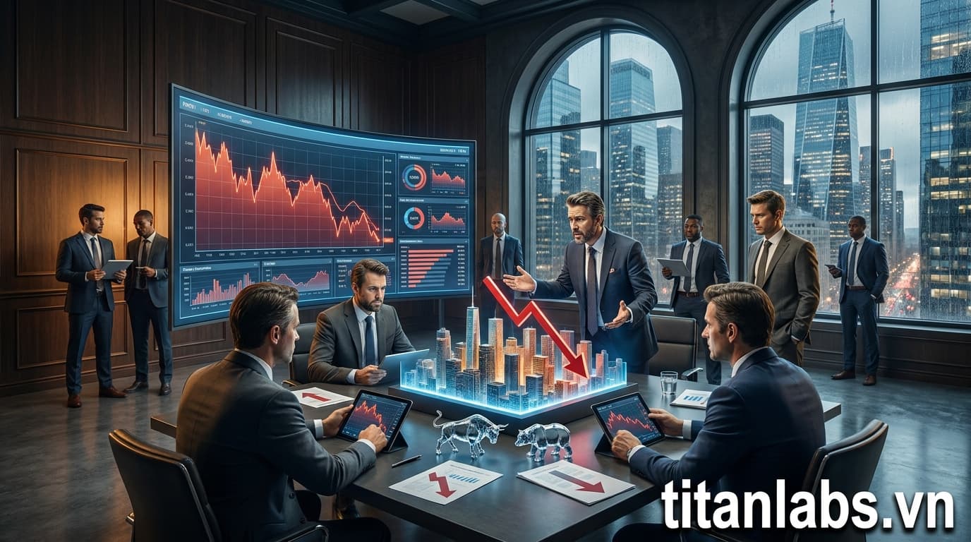 Khối ngoại bán ròng gần 1.600 tỷ, VN-Index giảm sâu