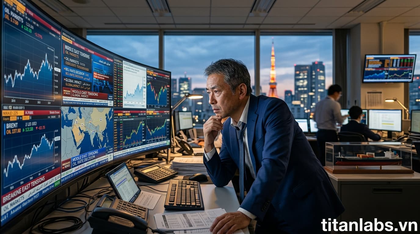 BOJ theo dõi Trung Đông cho quyết sách lãi suất