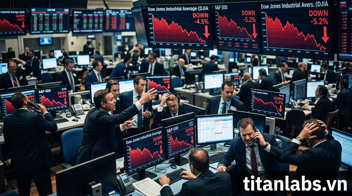 Thị trường Mỹ giảm mạnh nhất kể từ xung đột Iran